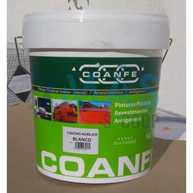 PINTURA CAUCHO ACRILICO 14LT.BLANCO