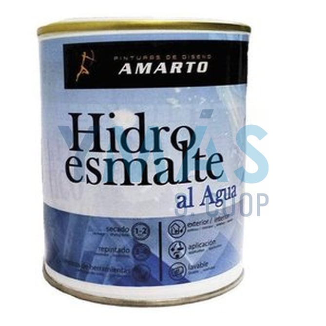 ESMALTE ACRILICO C/POLIURETANO NEGRO BRILLO 750ML