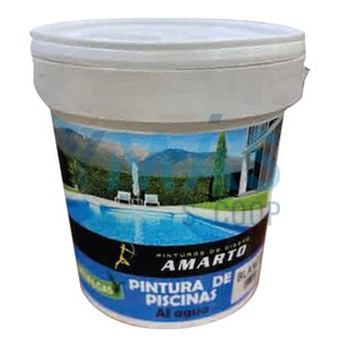 PINTURA PISCINA AL AGUA 5 KGS BLANCA