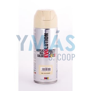 PINTURA ACRILICA BRILLO CREMA 400ML PINTY EVOLUTIO