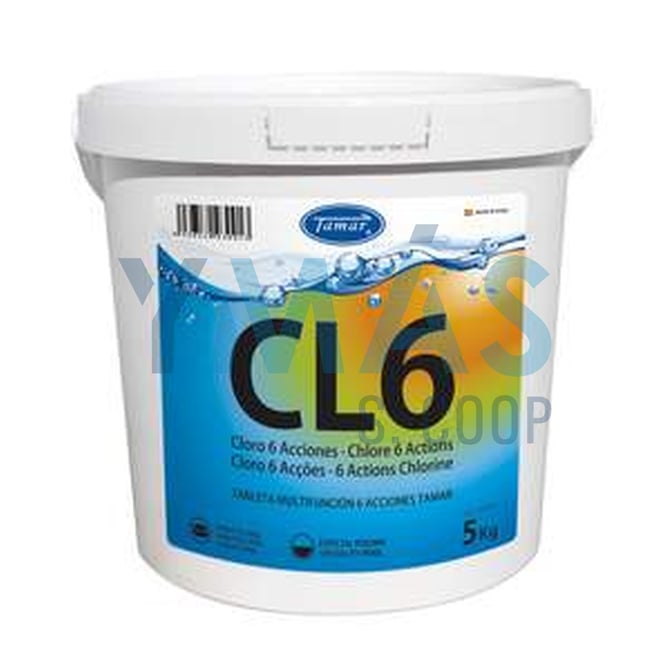 CLORO 6 ACCIONES 5KGS T-200GRS