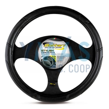 CUBRE-VOLANTE COCHE NEGRO STYLISCH 37/38
