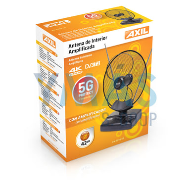 ANTENA DE INTERIOR CON FILTRO 5G AMPLIFICADA
