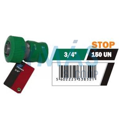 CONECTOR RAPIDO AQUA-STOP 3/4" MADER