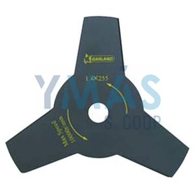 DISCO DESBROZADORA ACERO 255MM 3 DIENTES