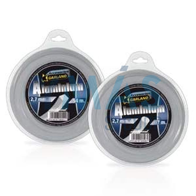 ROLLO HILO NYLON ALUMINIUM 25MX4,0MM CUADRADO