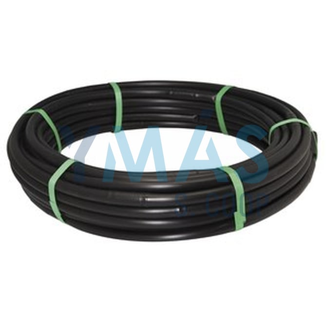 TUBERIA 16MM C/GOTEROS A 35CM 25M NEGRO