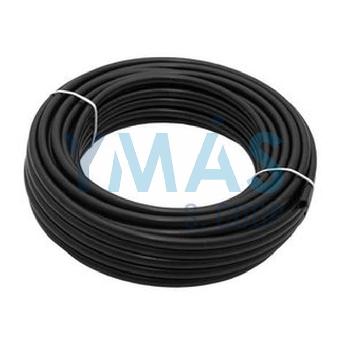 MICROTUBO FLEXIBLE GOTEO 4MM R.15M NEGRO