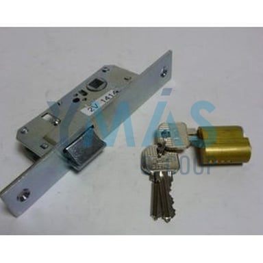 CERRADURA 67-E NIQUELADA P/PORTERO AUTOMATICO