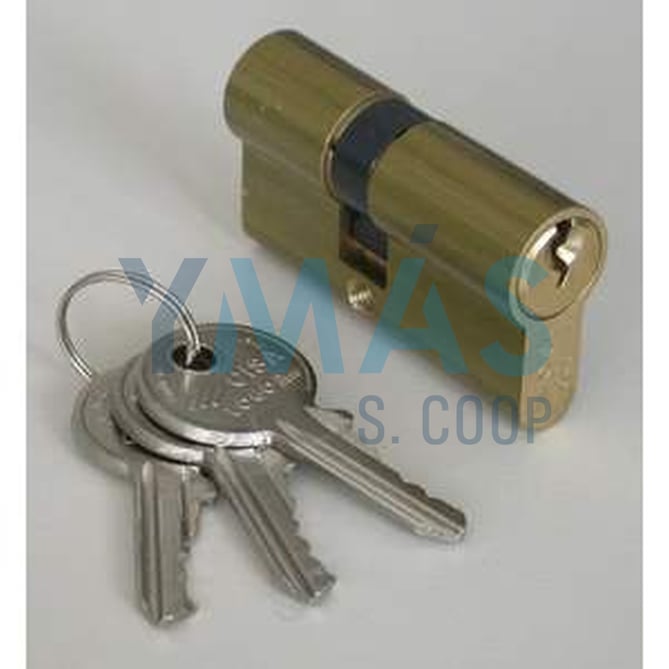 CILINDRO CISA 40X40 LOGOLINE LATONADO
