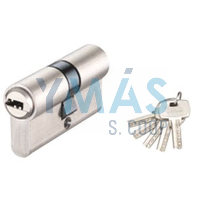 CILINDRO SEG.LEVA LARGA 30X30 NIQ.6PIT.