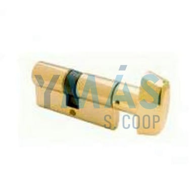 CILINDRO TESA 503B 35-35 LATON LEVA LARGA C/BOTON