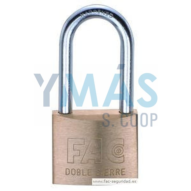 CANDADO LATON ARCO LARGO 30MM STD