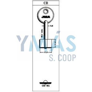 LLAVE CR -8G