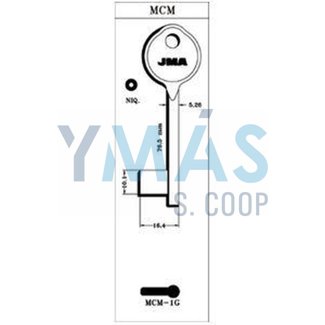 LLAVE MCM-1G