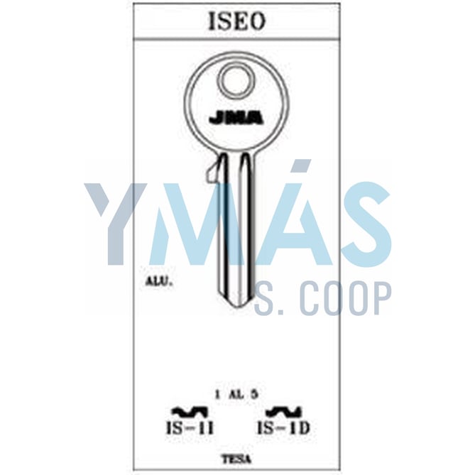 LLAVE ALUMINIO IS-1D AS