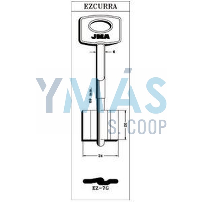 LLAVE EZ-7G