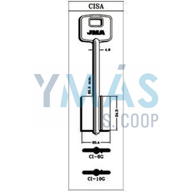 LLAVE CI-6G