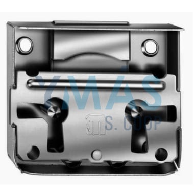 CERRADURA MUEBLE M42 ROT 30MM.S/LLAVE LATONADO