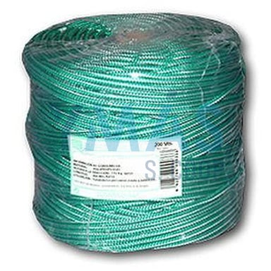 ROLLO CORDON POLIPROPILENO BLANCO-VERDE 200M 4.7MM