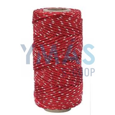 ROLLO CORDON FANTASIA PES 1.5MM 50M ROJO