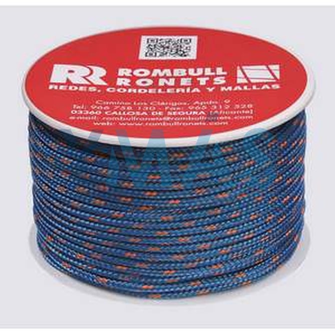 ROLLO CORDON FANTASIA PES 2.5MM 60M AZUL