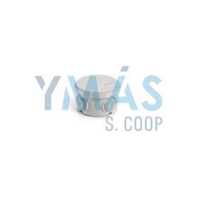 CAJA REDONDA 84X50 ESTANCA GRIS C/CONOS ACQUABOX