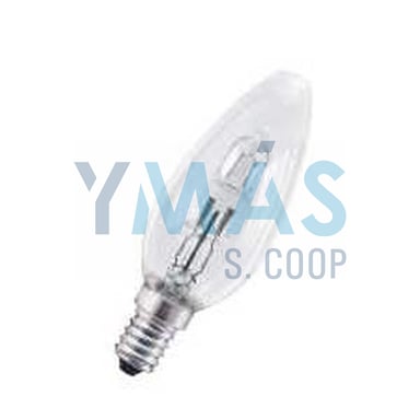 LAMPARA VELA.HALOG.30W 230V E14 ECO CLARA