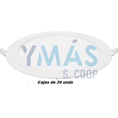 DOWNLIGHT LED REDONDO BLANCO PLANO 18W 6000K 1280L