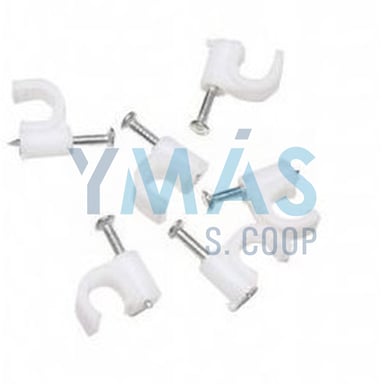 GRAPA CABLE REDONDO 5MM 100UDS
