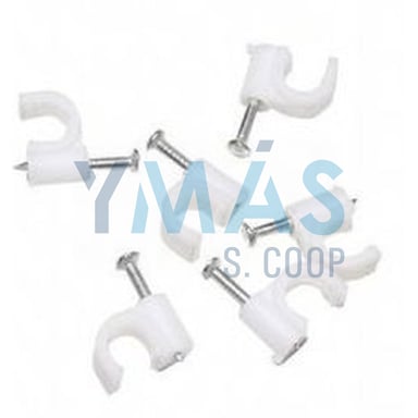 GRAPA CABLE REDONDO 8MM 100UDS