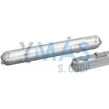 PANTALLA ESTANCA P/LED 1X10W P/TUBO 60CM