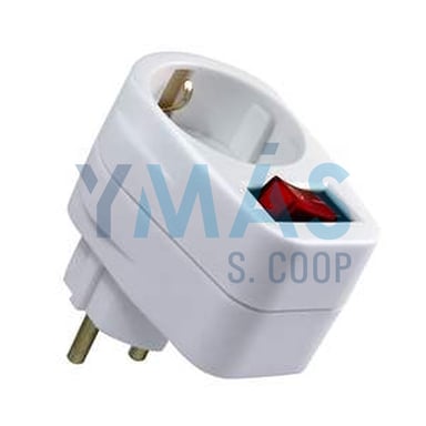 ADAPTADOR MULTIPLICADOR 1T. C/INTERRUPTOR