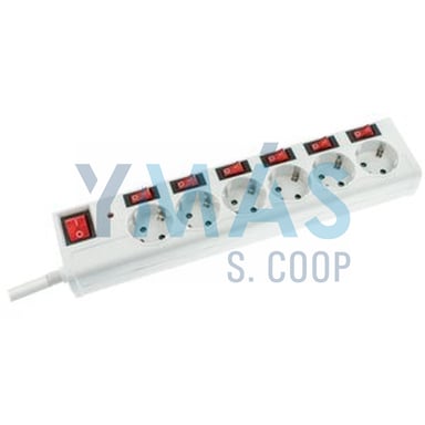 BASE MULTIPLE 3X1,5 6T 1,5M C/INT.INDIVIDUALES