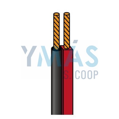 ROLLO CABLE ALTAVOZ 2X0,5 100M BICOLOR