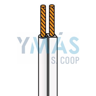 ROLLO CABLE ALTAVOZ 2X0,75 100M BLANCO