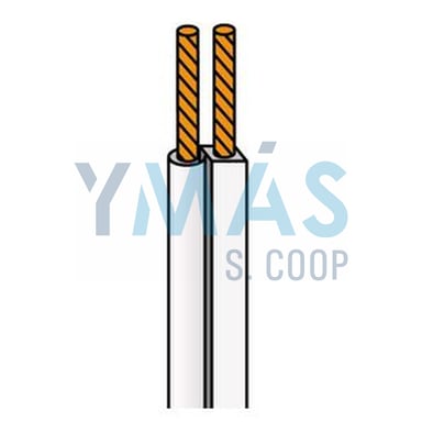 ROLLO CABLE ALTAVOZ 2X1 100M BLANCO