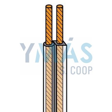 ROLLO CABLE ALTAVOZ 2X1 100M TRANSPARENTE