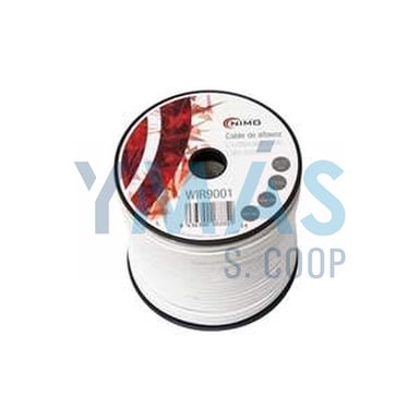ROLLO CABLE ALTAVOZ 2X0,5 100M BLANCO