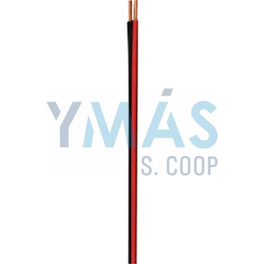 ROLLO CABLE ALTAVOZ 2X0,75 5MTS ROJO/NEGRO