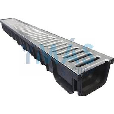 CANALETA+REJILLA PP GALVAN.100X12X8,4MM C/CLIP