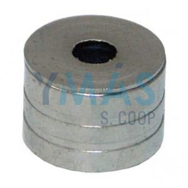 SOPORTE BARRA NIQUEL 10 MM