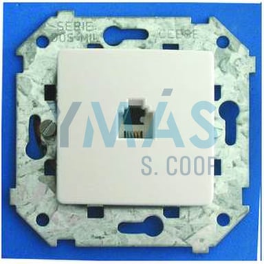 TOMA TELEFONO 6 VIAS BL. S-2000 EMPOTRAR CEESE