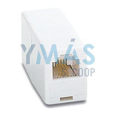 ADAPTADOR 6P.4C/H A 6P4C/H BLANCO 1-0070