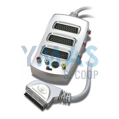 CONEXION EURO/M 3-EURO/H+SVHS+3RCA CONMUT.