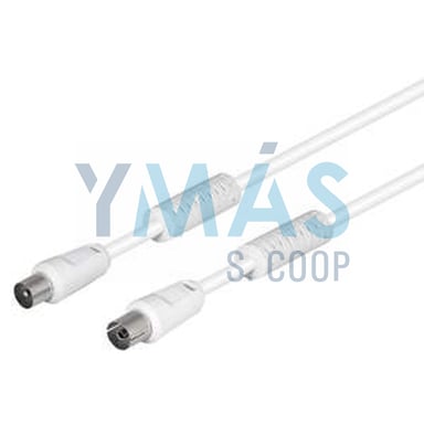 PRONLONGADOR ANTENA TV M/H 5M BLANCO FERRITA