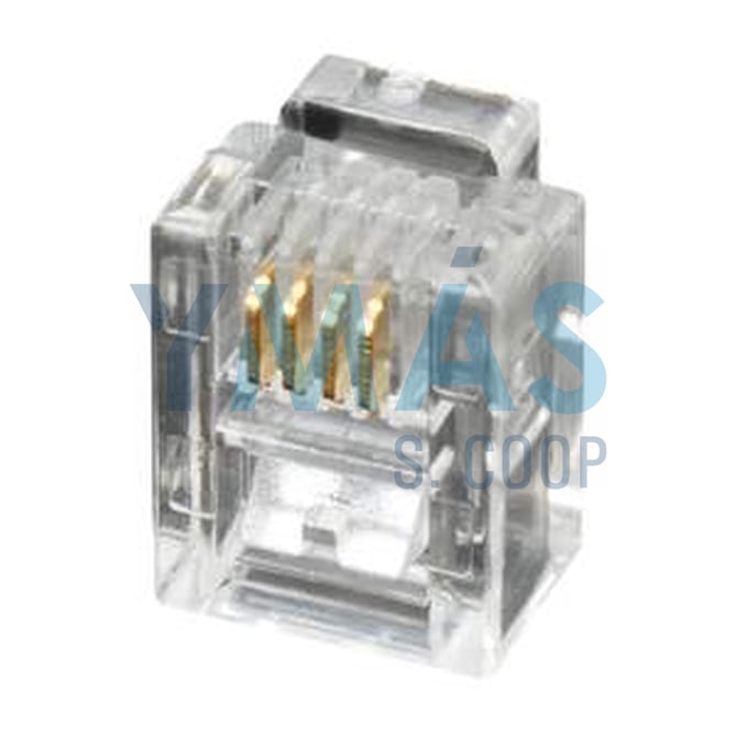 CONECTOR TELEFONICO RJ11 6V/4