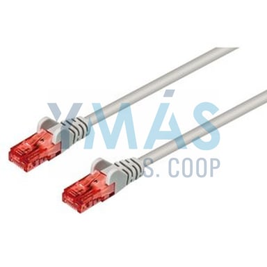 CONEXION 8P8C RJ45-CAT6 UTP M-M 2M GRIS