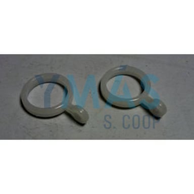 ANILLA PLASTICO 12 MM. BLANCA