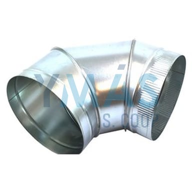 CODO ESTUFA DE 250 MM 90 GALVANIZADO